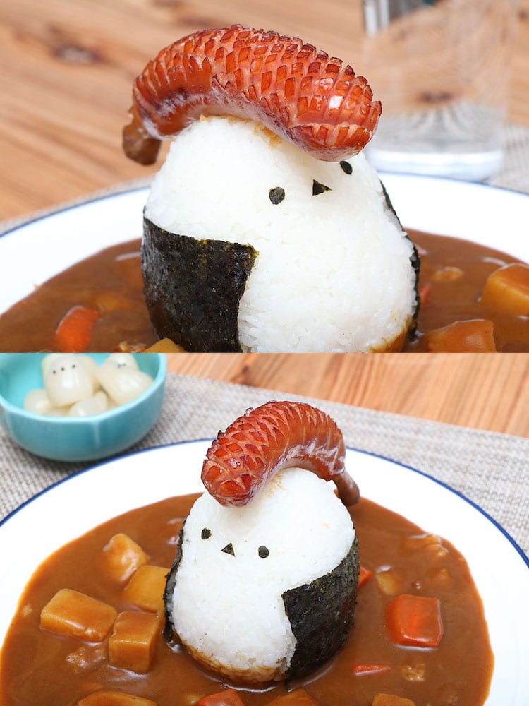 Japanese Rice Balls Shaped Like Anime Delinquents