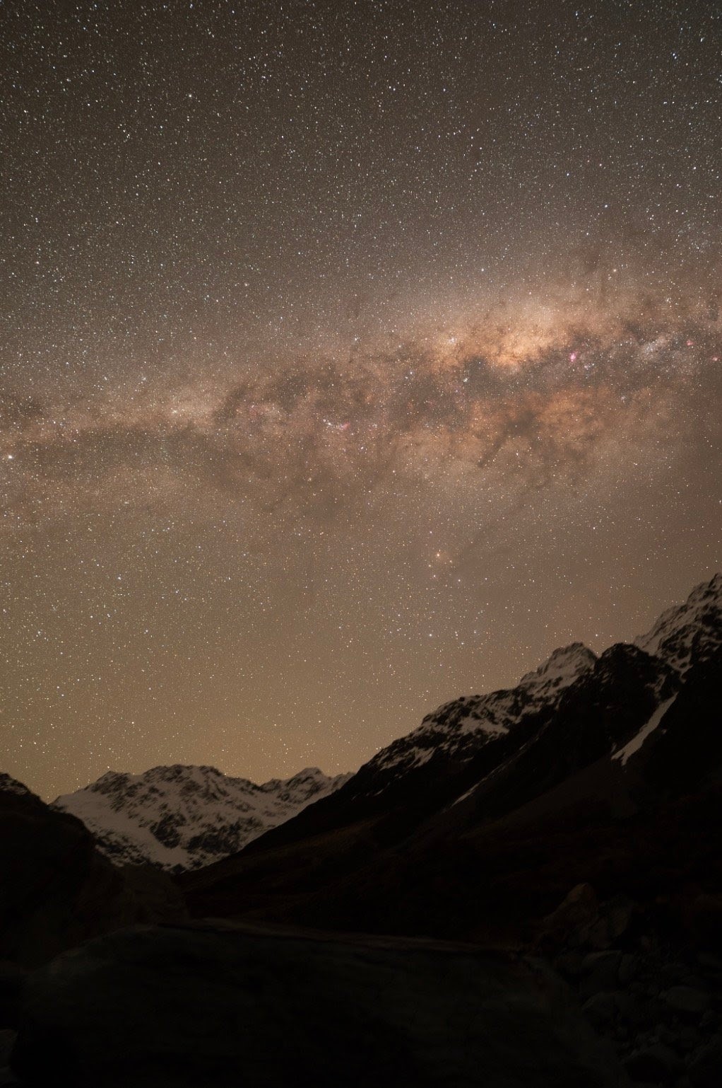 Aoraki / Mt.Cook with Milky Way by Dan Zafra