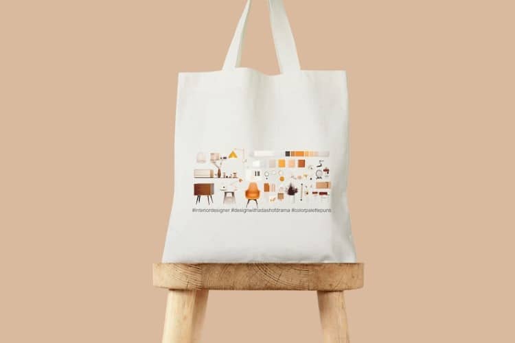 Interior Design Canvas Tote Bag