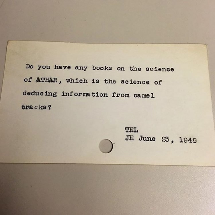 Vintage Questions the Public Once Asked New York Public Library’s Librarians