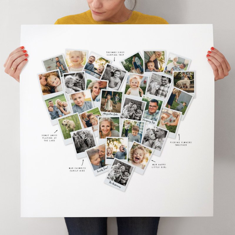 Heartsnap Collage from Minted