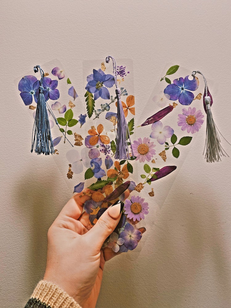 Pressed Flower Bookmark