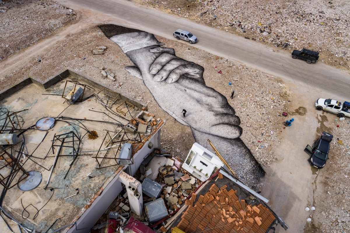 Saype in Hatay, Turkey