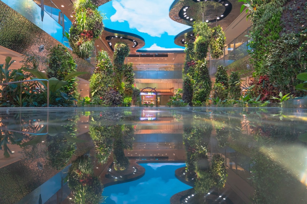 Reflecting Pool at Changi Airport Terminal 2