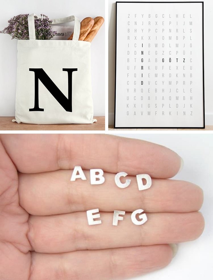 Typography Gifts
