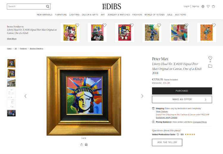 1stDibs Online Art Platform